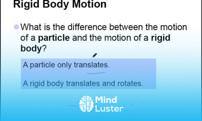 08 Kinematics of Rigid Body Part I