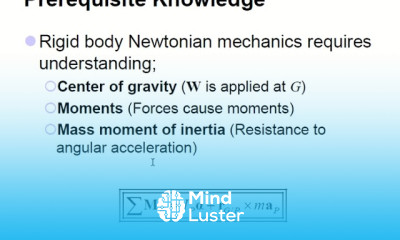 13 Rigid Body Motion I