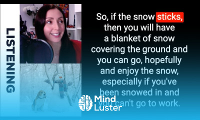 English Listening Practice Talking about Winter The English Like A Native Podcast