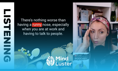 English Listening Practice British English Podcast Common Cold Vocabulary