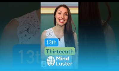 Ordinal Numbers 11 to 20 shorts