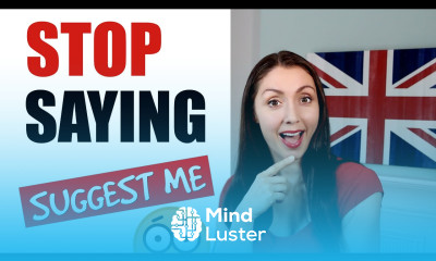 English Lesson How to Use Suggest and Recommend