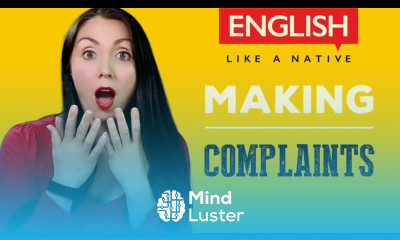 Making Complaints In English