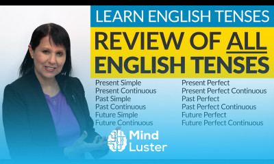 Learn English Tenses Review of ALL 12 TENSES in English