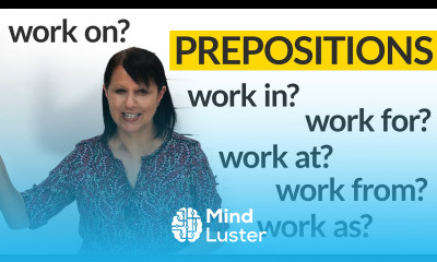 PREPOSITIONS IN ENGLISH work in as from for at on