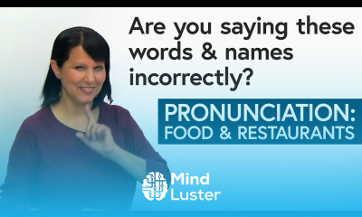 Fix Your English Pronunciation Errors Food Restaurants
