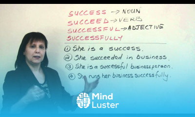 Confused Words Succeed Success Successful Successfully
