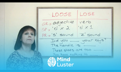 Confused Words LOSE or LOOSE