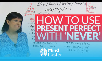 Learn English Grammar Using PRESENT PERFECT Tense with NEVER - Mind Luster