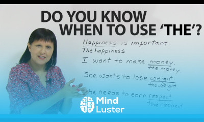 Learn Grammar Using THE with common and abstract nouns - Mind Luster