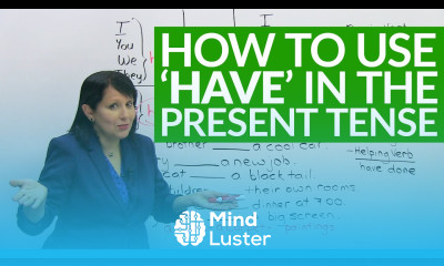 Learn Learn English Grammar to have in the present tense - Mind Luster