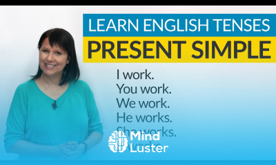 Learn Learn English Tenses PRESENT SIMPLE - Mind Luster