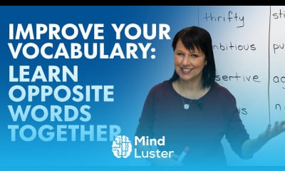 Improve Your Vocabulary One idea opposite words