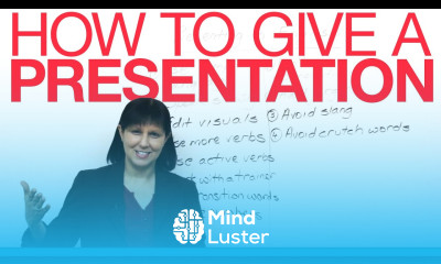 How to give a presentation in English