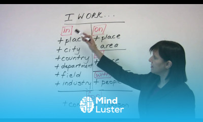 Business English Talking about your Work