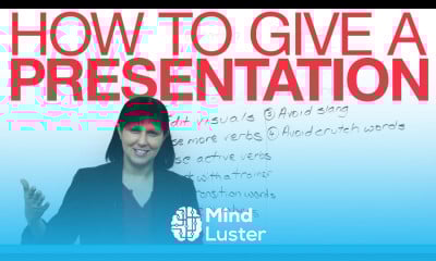 How to give a presentation in English