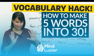 Vocabulary Hack How 5 words become 30