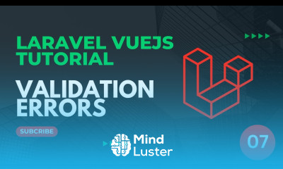 07 Display Vlidation Errors Laravel VueJS Tutorial 2025