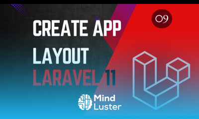 09 Create Layout Component Laravel 11 tutorial for beginners