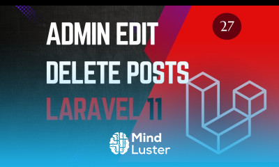 27 Admin edit destroy posts Laravel 11 tutorial for beginners