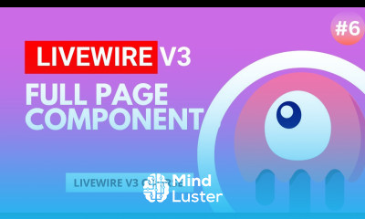Full page components Laravel Livewire v3 Tutorial episode 6