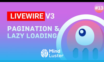 Pagination Lazy Loading Laravel Livewire v3 Tutorial episode 13