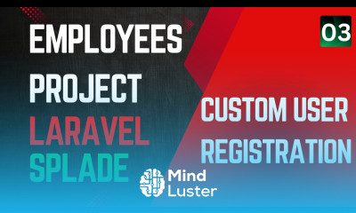 3 Custom User Registration Laravel Splade Tutorial Employees Management Project