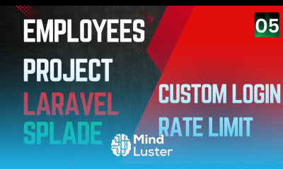 5 Custom Login Rate Limit Laravel Splade Tutorial Employees Management Project