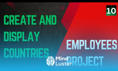 10 Create and Display Countries Laravel Splade Tutorial Employees Management Project