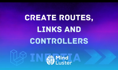 6 Create Routes Links and Controllers Laravel Permission with Inertia