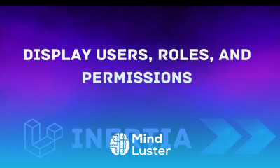 7 Display Users Roles and Permissions Laravel Permission with Inertia