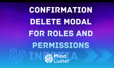 17 Confirmation Delete Modal for Roles and Permissions Laravel Inertia Tutorial