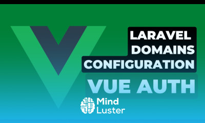 2 Laravel Domains Configuration Vue Authentication with Laravel Breeze API