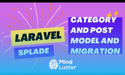 03 Create Category and Post Model and Migration Laravel Splade Tutorial