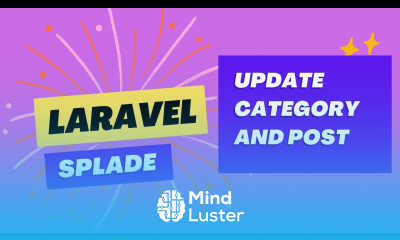 08 Update Category and Post Laravel Splade Tutorial