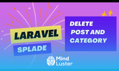 09 Delete Post and Category Laravel Splade Tutorial