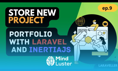9 Store New Project Portfolio Project with Laravel and Vuejs