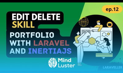 12 Edit Delete Skill Portfolio Project with Laravel and Vuejs