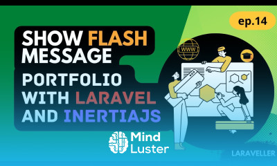 14 Show Flash Message Portfolio Project with Laravel and Vuejs