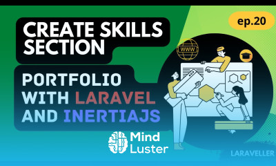 20 Create Skills Section Portfolio Project with Laravel and Vuejs
