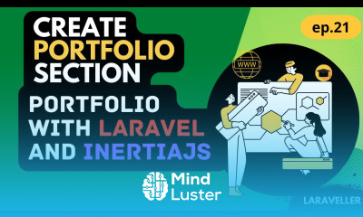 21 Create Portfolio Section Portfolio Project with Laravel and Vuejs