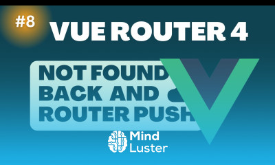 8 Not Found Back and Router Push Vue Router Tutorial