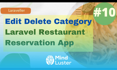 10 Edit Delete Categories Laravel Restaurant Reservation Website Laravel 9 Tutorial