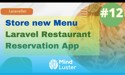 12 Store Menus Laravel Restaurant Reservation Website Laravel 9 Tutorial