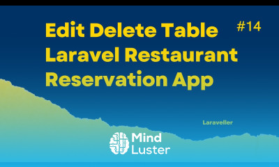 15 Edit Delete Table Laravel Restaurant Reservation Website Laravel 9 Tutorial