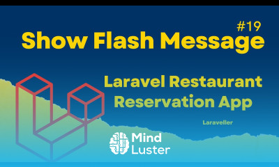 19 Flash Messages Laravel Restaurant Reservation Website Laravel tutorial