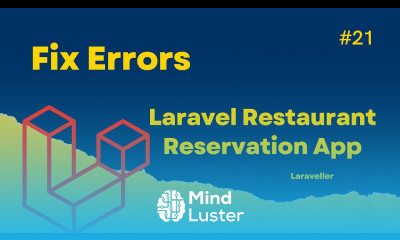 21 Fix Errors Laravel Restaurant Reservation Website