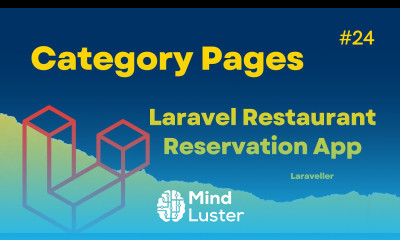 24 Category Pages Laravel Restaurant Reservation Website