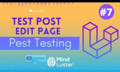 7 Test The Post Edit Form Page Laravel TDD Tutorial Laravel Tutorial For Beginners