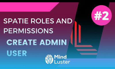 2 Create Admin User Spatie Laravel Permission Create Admin Panel Laravel for Beginners